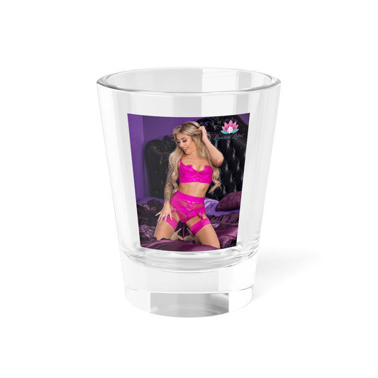 Pink Lotus Shot Glass, 1.5oz